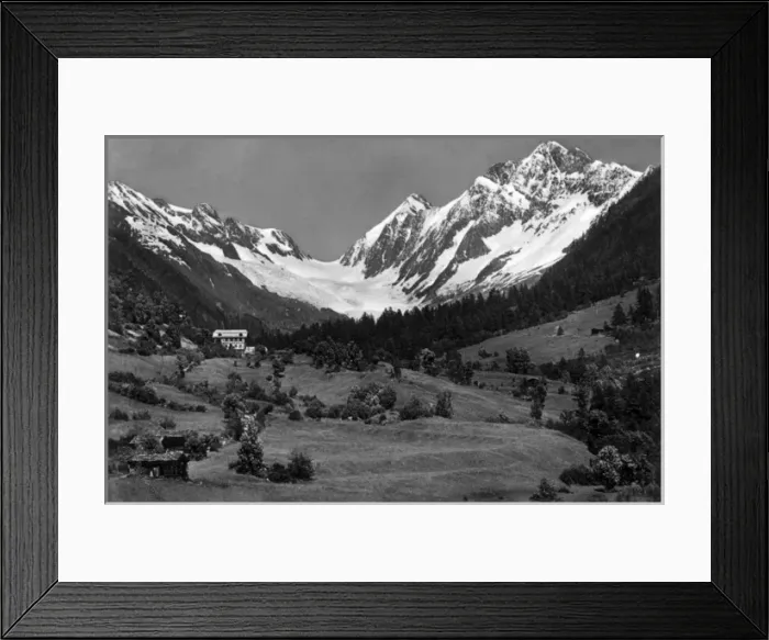 Framed Print : Ried, Blatten (Lotschen) - in the Lotschental, Switzerland Framed Print : Ried, Blatten (Lotschen) - in the Lotschental, Switzerland