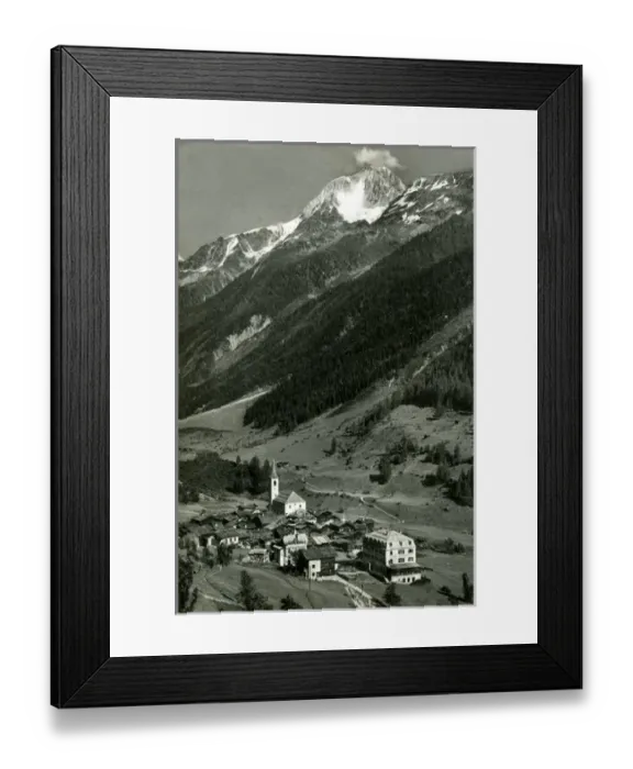 Framed Print : Kippel, Lotschental valley, Switzerland Framed Print : Kippel, Lotschental valley, Switzerland