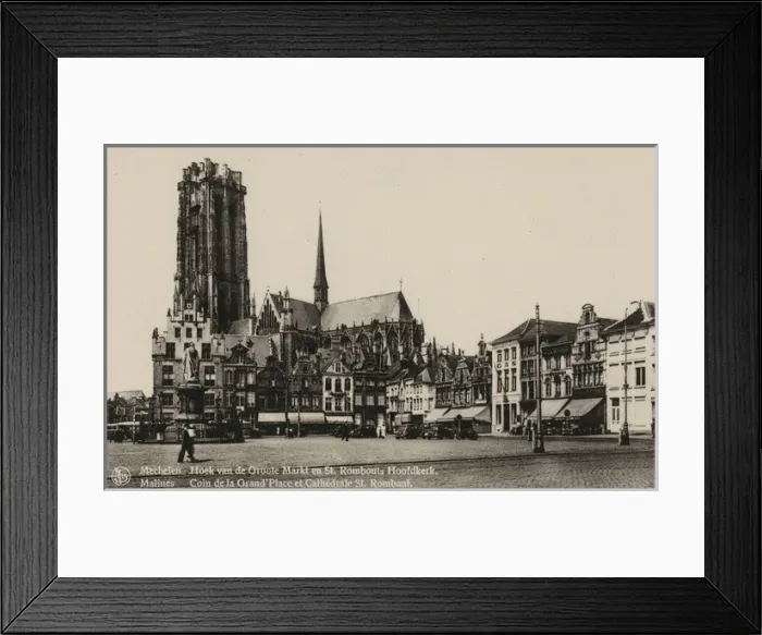Framed Print : Grand Square and St Rumbolds Cathedral, Mechelen Framed Print : Grand Square and St Rumbolds Cathedral, Mechelen