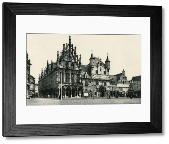 Framed Print : Mechelen, Belgium - Town Hall and Ancient Cloth Hall Framed Print : Mechelen, Belgium - Town Hall and Ancient Cloth Hall