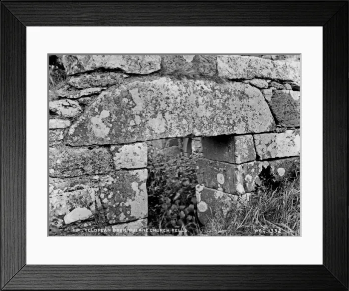 Framed Print : Cyclopean Door, Dulane Church, Kells Framed Print : Cyclopean Door, Dulane Church, Kells