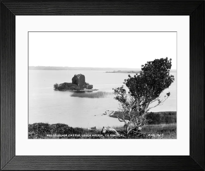Framed Print : Rossclogher Castle, Lough Melvin, Co. Donegal Framed Print : Rossclogher Castle, Lough Melvin, Co. Donegal