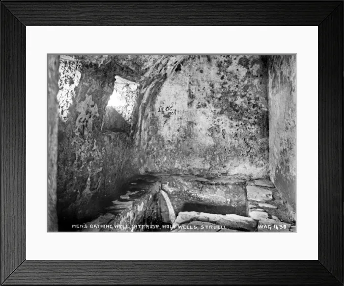 Framed Print : Mens Bathing Well, Interior, Holy Wells, Struell Framed Print : Mens Bathing Well, Interior, Holy Wells, Struell