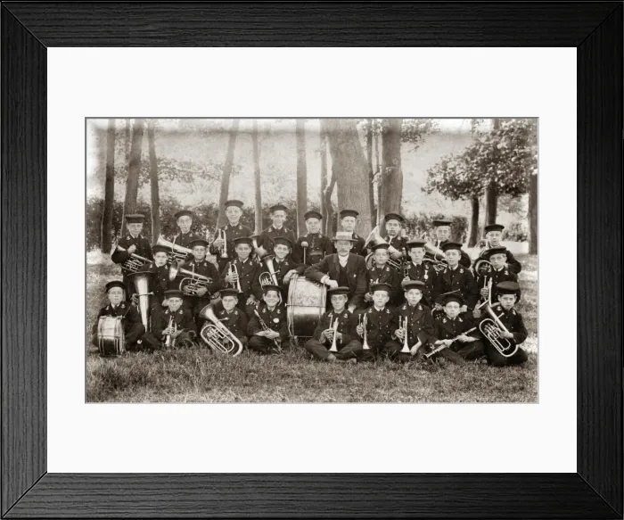 Framed Print : Boys Band, Spring Bank Orphan Home, Hull, Yorkshire Framed Print : Boys Band, Spring Bank Orphan Home, Hull, Yorkshire