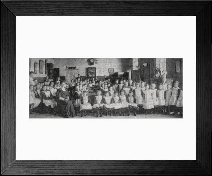 Framed Print : Josiah Mason Orphanage, Birmingham - Children in Classroom Framed Print : Josiah Mason Orphanage, Birmingham - Children in Classroom