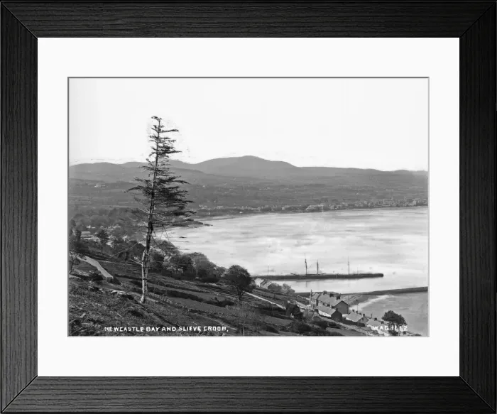 Framed Print : Newcastle Bay and Slieve Croob Framed Print : Newcastle Bay and Slieve Croob