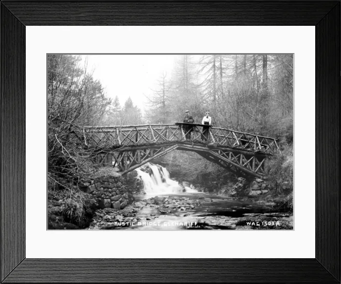 Framed Print : Rustic Bridge, Glenariff Framed Print : Rustic Bridge, Glenariff