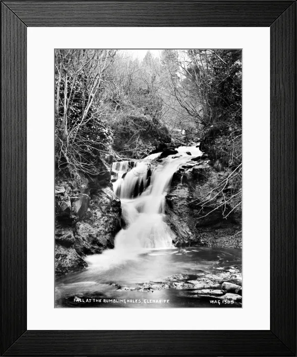 Framed Print : Fall at the Rumbling Holes, Glenariff Framed Print : Fall at the Rumbling Holes, Glenariff
