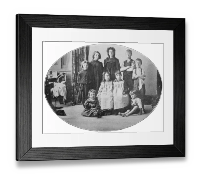 Framed Print : One Days Admissions from Barnardos Ever Open Door, Hull Framed Print : One Days Admissions from Barnardos Ever Open Door, Hull
