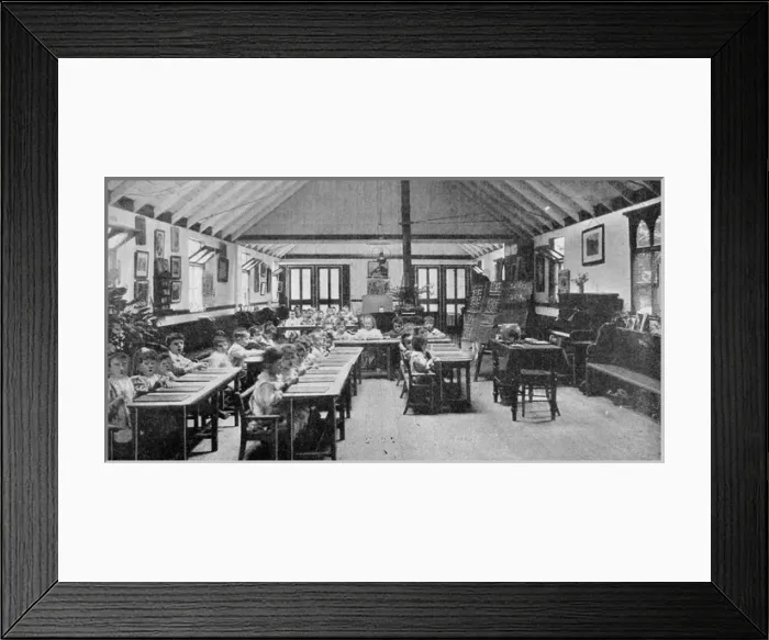 Framed Print : Barnardos Babies Castle, Hawkhurst, Kent - Kindergarten Cl Framed Print : Barnardos Babies Castle, Hawkhurst, Kent - Kindergarten Cl