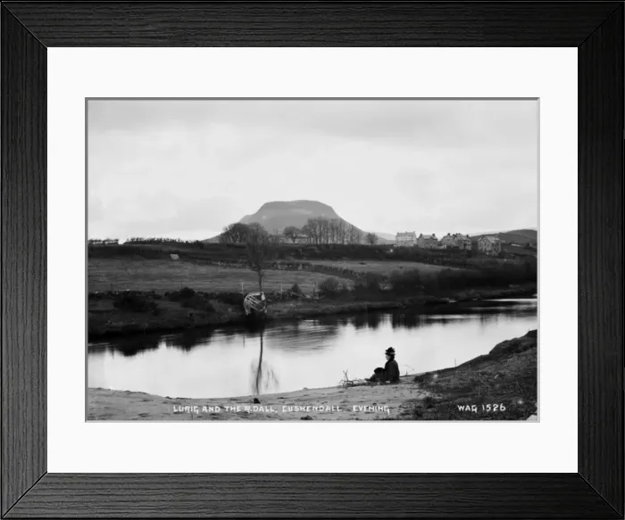 Framed Print : Lurig and the R. Dall, Cushendall. Evening Framed Print : Lurig and the R. Dall, Cushendall. Evening
