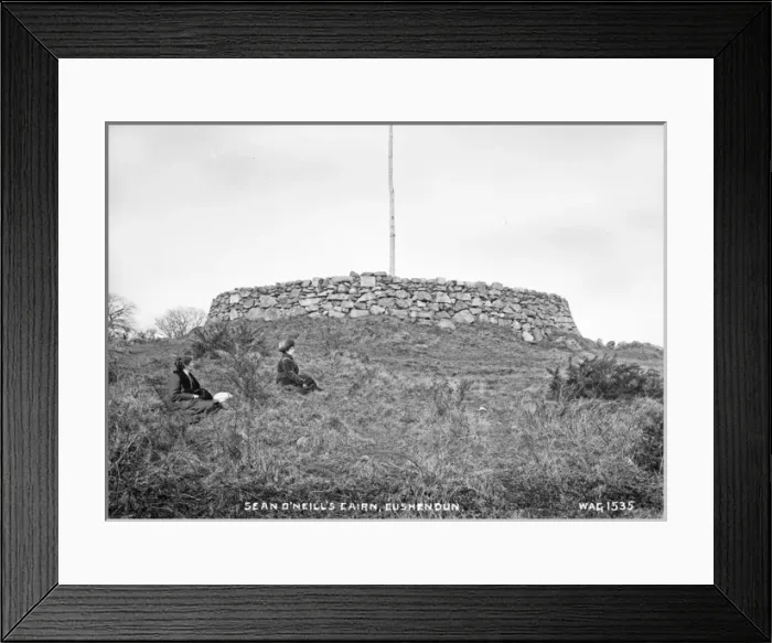 Framed Print : Sean O Neills Cairn, Cushendun Framed Print : Sean O Neills Cairn, Cushendun