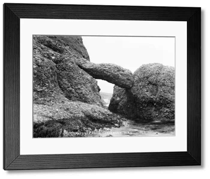 Framed Print : Natural Arch, Cushendun Framed Print : Natural Arch, Cushendun