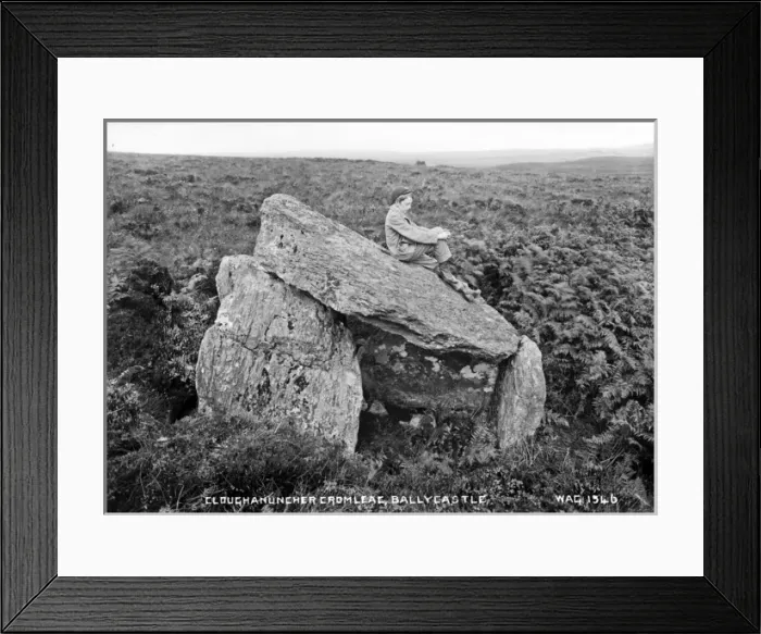 Framed Print : Cloughanuncher Cromlech, Ballycastle Framed Print : Cloughanuncher Cromlech, Ballycastle