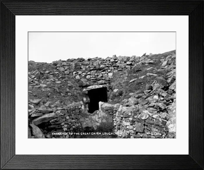 Framed Print : Entrance to the Great Cairn, Lough Crew Framed Print : Entrance to the Great Cairn, Lough Crew