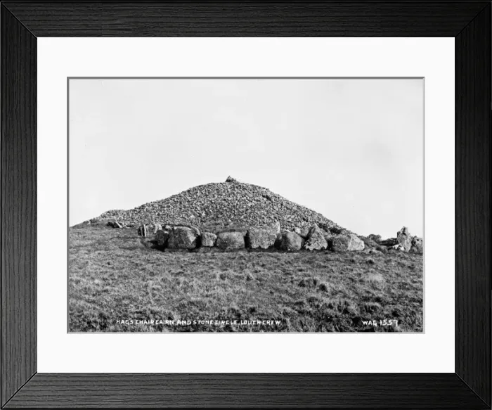 Framed Print : Hags Chair Cairn and Stone Circle, Lough Crew Framed Print : Hags Chair Cairn and Stone Circle, Lough Crew