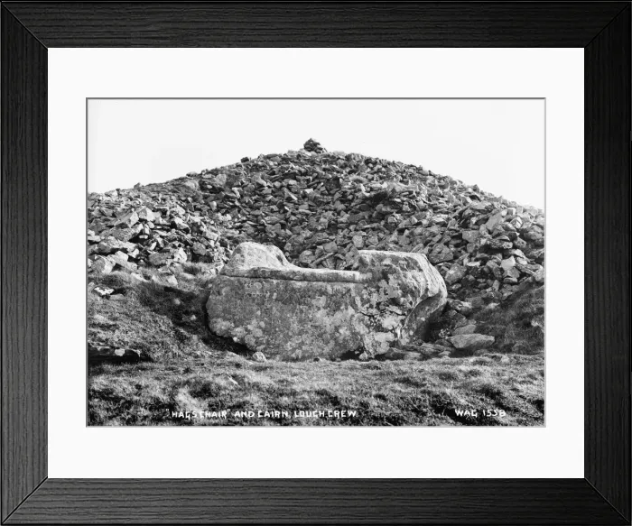 Framed Print : Hags Chair and Cairn, Lough Crew Framed Print : Hags Chair and Cairn, Lough Crew