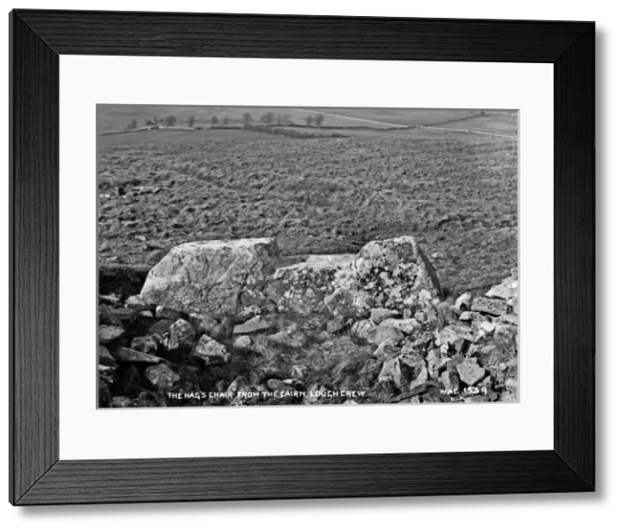 Framed Print : The Hags Chair from the Cairn, Lough Crew Framed Print : The Hags Chair from the Cairn, Lough Crew