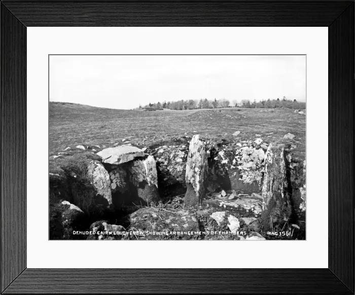 Framed Print : Denuded Cairn, Lough Crew Showing Arrangements of Chambers Framed Print : Denuded Cairn, Lough Crew Showing Arrangements of Chambers