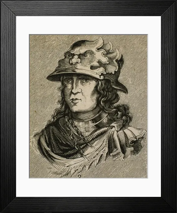 Framed Print : Sigeric. Visigoth king for seven days in 415 Framed Print : Sigeric. Visigoth king for seven days in 415