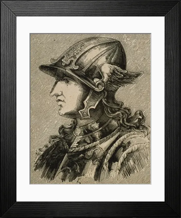 Framed Print : Thorismund. Visigothic king (453-454) son and successor of T Framed Print : Thorismund. Visigothic king (453-454) son and successor of T