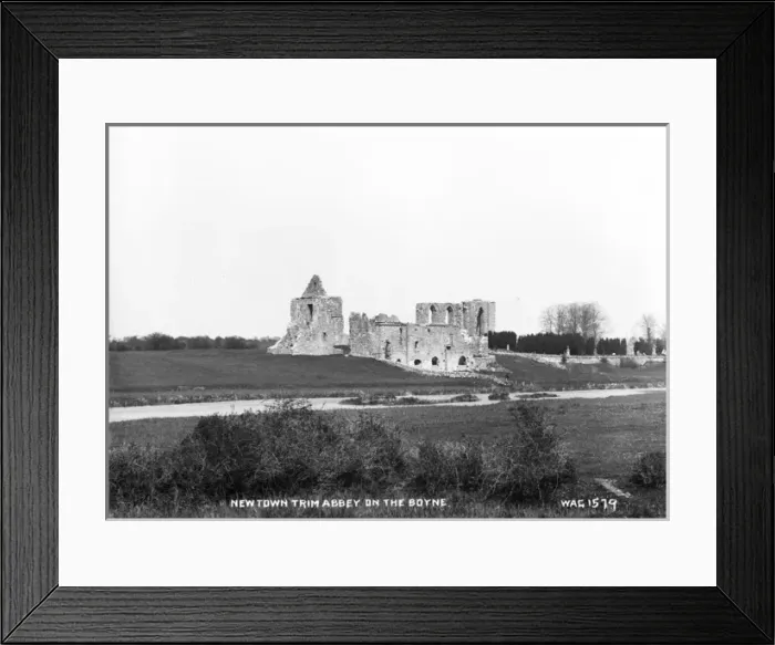 Framed Print : Newtown Trim Abbey on the Boyne Framed Print : Newtown Trim Abbey on the Boyne