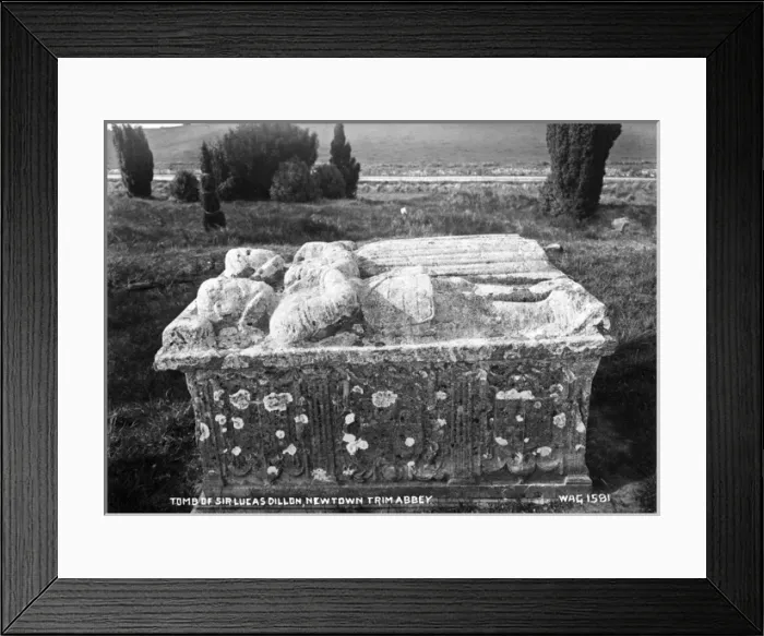 Framed Print : Tomb of Sir Lucas Dillon, Newtown Trim Abbey Framed Print : Tomb of Sir Lucas Dillon, Newtown Trim Abbey