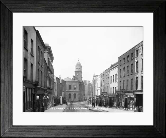 Framed Print : St Lawrence St. and Tholsel, Drogheda Framed Print : St Lawrence St. and Tholsel, Drogheda