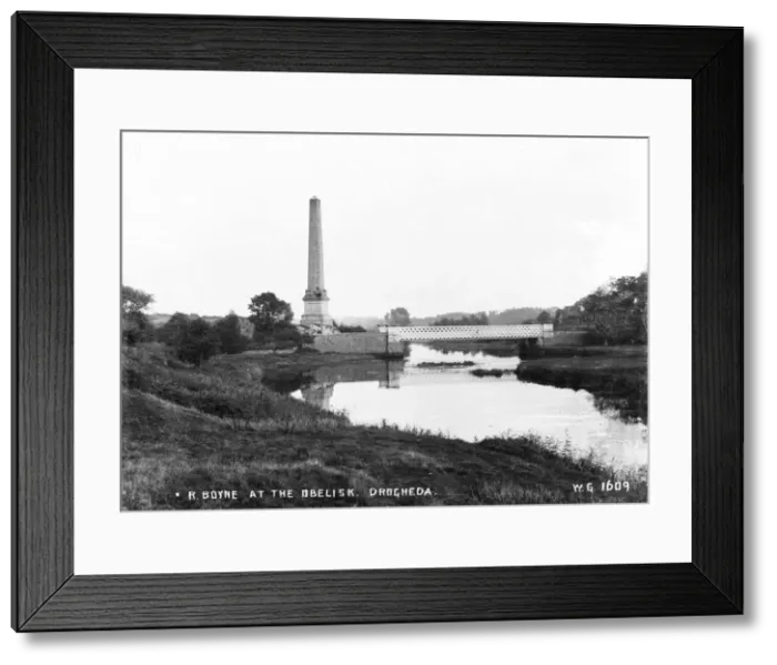 Framed Print : R. Boyne at the Obelisk, Drogheda Framed Print : R. Boyne at the Obelisk, Drogheda