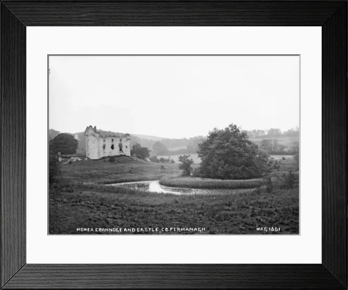 Framed Print : Monea Crannogue and Castle, Co. Fermanagh Framed Print : Monea Crannogue and Castle, Co. Fermanagh