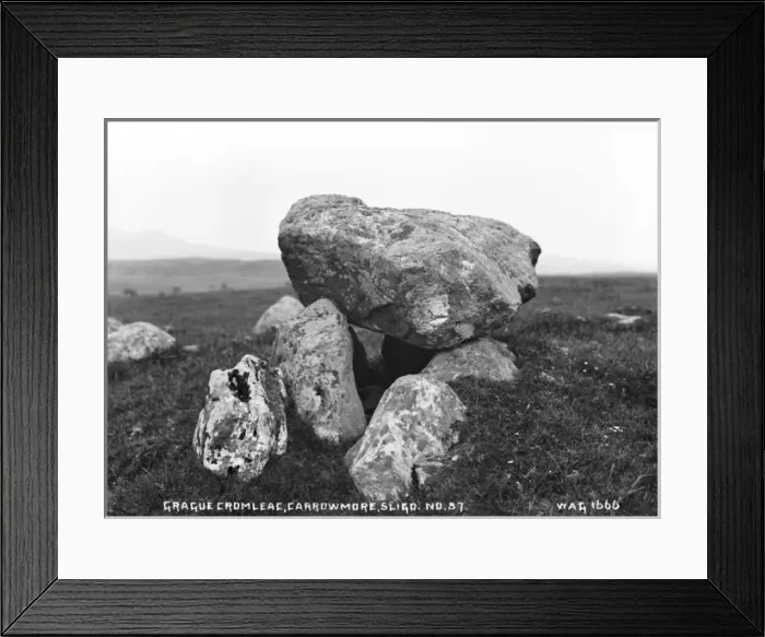 Framed Print : Grague Cromlech, Carrowmore, Sligo. No. 37 Framed Print : Grague Cromlech, Carrowmore, Sligo. No. 37