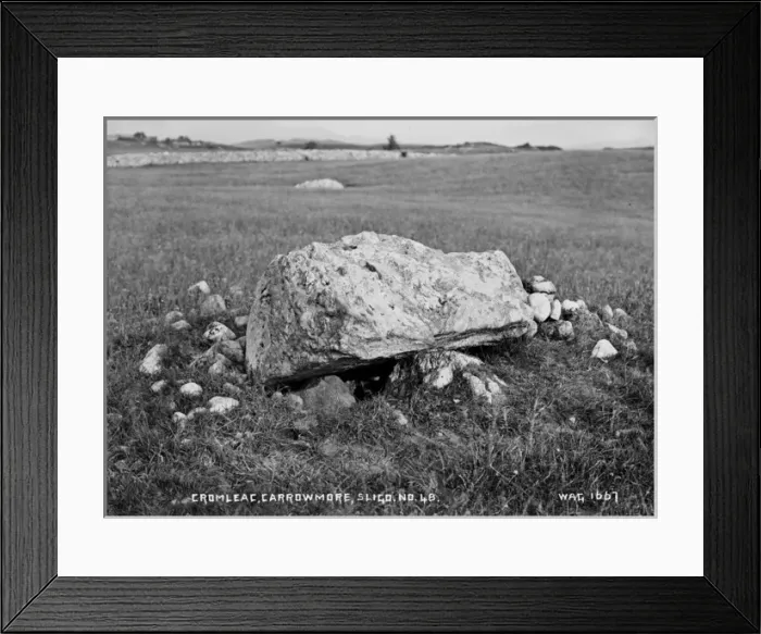 Framed Print : Cromlech, Carrowmore, Sligo. No. 48 Framed Print : Cromlech, Carrowmore, Sligo. No. 48