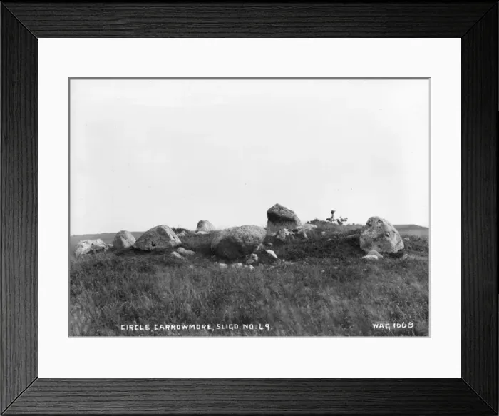 Framed Print : Circle, Carrowmore, Sligo. No. 49 Framed Print : Circle, Carrowmore, Sligo. No. 49