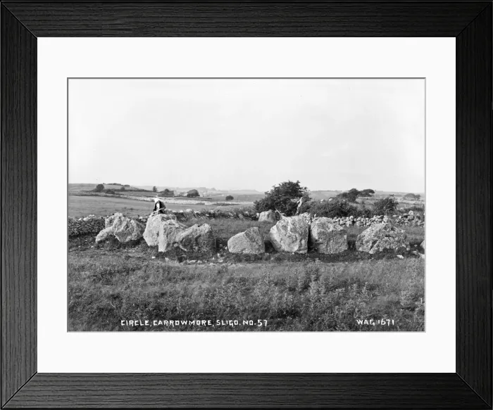 Framed Print : Circle, Carrowmore, Sligo. No. 57 Framed Print : Circle, Carrowmore, Sligo. No. 57