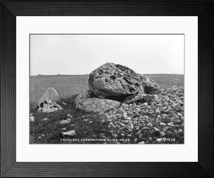 Framed Print : Cromlech, Carrowmore, Sligo. No. 52 Framed Print : Cromlech, Carrowmore, Sligo. No. 52
