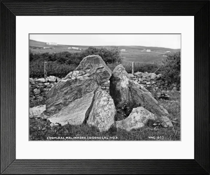 Framed Print : Cromlech, Malinmore, Co. Donegal, No. 3 Framed Print : Cromlech, Malinmore, Co. Donegal, No. 3