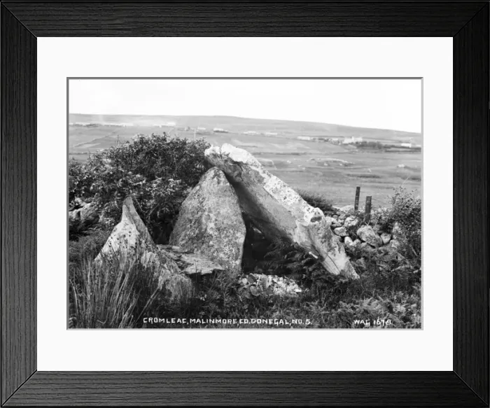 Framed Print : Cromlech, Malinmore, Co. Donegal, No. 5 Framed Print : Cromlech, Malinmore, Co. Donegal, No. 5