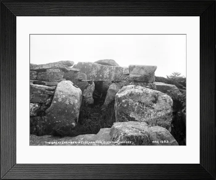 Framed Print : The Great Chamber in Cloghanmor, Glen Malinmore Framed Print : The Great Chamber in Cloghanmor, Glen Malinmore