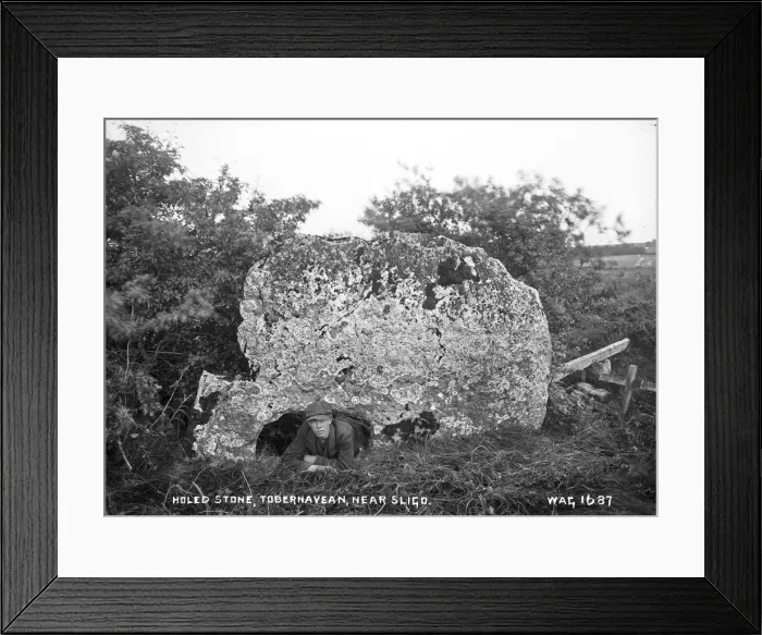 Framed Print : Holed Stone, Tobernavean, near Sligo Framed Print : Holed Stone, Tobernavean, near Sligo