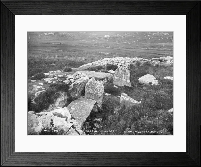 Framed Print : Slab in N. Chamber, Cloghanmor, Glen Malinmore Framed Print : Slab in N. Chamber, Cloghanmor, Glen Malinmore