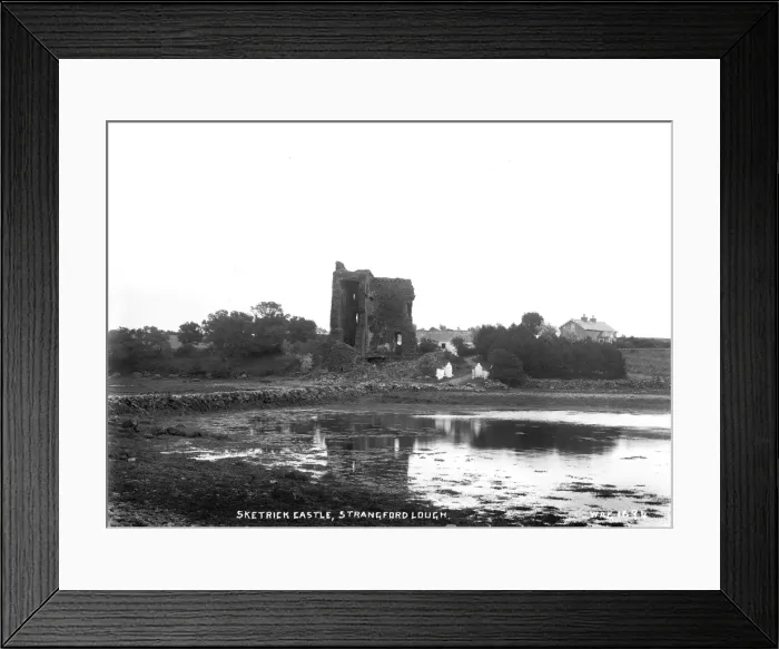 Framed Print : Sketerick Castle, Strangford Lough Framed Print : Sketerick Castle, Strangford Lough