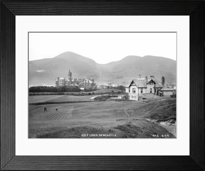 Framed Print : Golf Links, Newcastle Framed Print : Golf Links, Newcastle