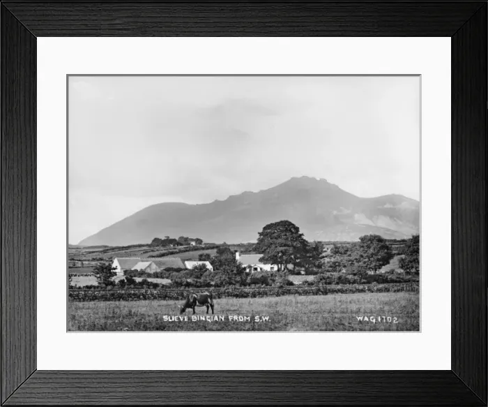 Framed Print : Slieve Bignian from South West Framed Print : Slieve Bignian from South West