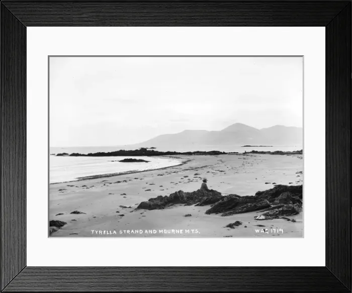 Framed Print : Tyrella Strand and Mourne Mts Framed Print : Tyrella Strand and Mourne Mts