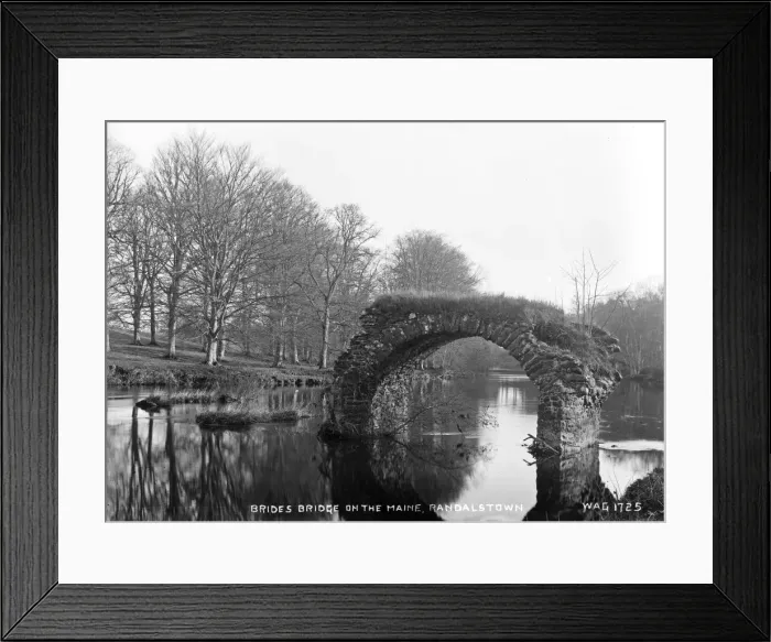 Framed Print : Brides Bridge on the Maine, Randalstown Framed Print : Brides Bridge on the Maine, Randalstown