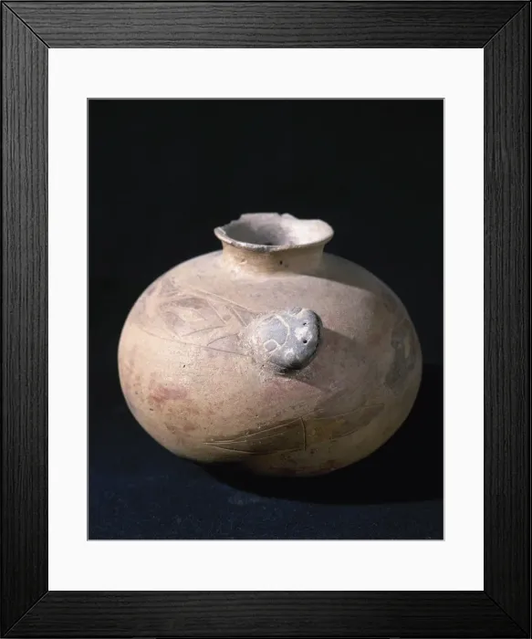 Framed Print : South America. Chorrera culture. Late Formtive indigenous cu Framed Print : South America. Chorrera culture. Late Formtive indigenous cu