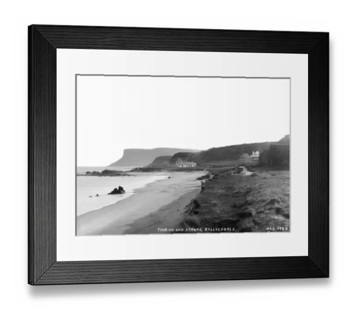 Framed Print : Fair Head and Strand, Ballycastle Framed Print : Fair Head and Strand, Ballycastle