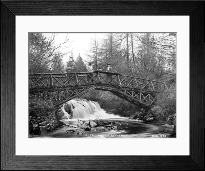 Framed Print : Rustic Bridge, Glenariff Framed Print : Rustic Bridge, Glenariff