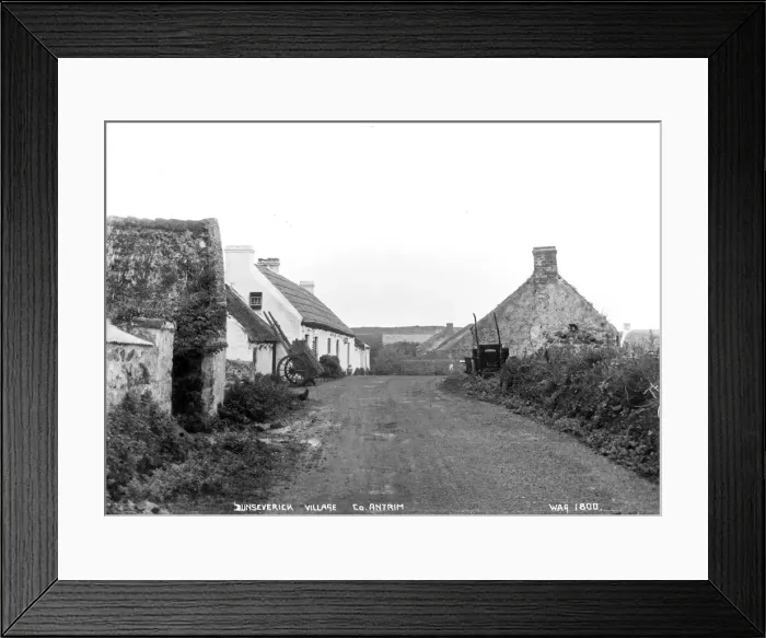 Framed Print : Dunseverick Village, Co. Antrim Framed Print : Dunseverick Village, Co. Antrim