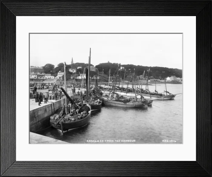 Framed Print : Ardglass from the Harbour Framed Print : Ardglass from the Harbour